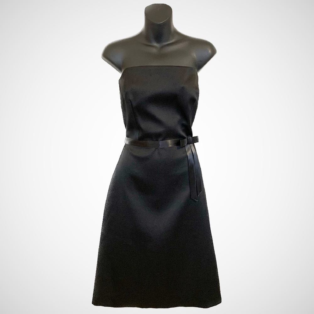 Laundry By Shelli Segal Black Strapless Dress